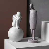 figurines for interior nordic abstract figurines home decoration accessories resin modern art decoration souvenirs figurines