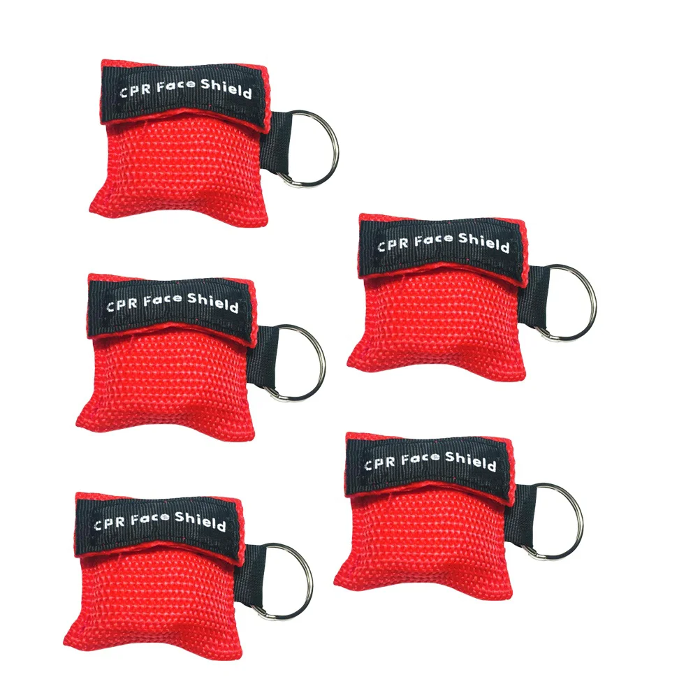 

Cpr Face Kit One Emergency Pocket Way Keychain Black Keychains Maskaid First Choking Barrier Mouth Deviceshield Bagtenquan