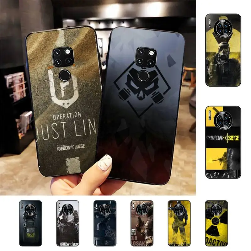 

R-RainbowS S-SixS S-SiegeS Phone Case For Huawei Mate 10 20 30 40 50 lite pro Nova 3 3i 5 6 SE 7 pro 7SE