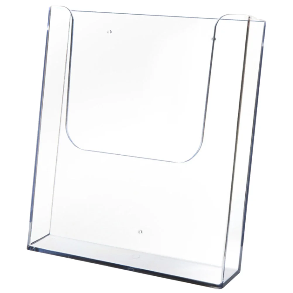 

Organizer Pamphlets Display Stand Countertop Paper Holder Wall Magazine Desk Standup Desks Office Vertical File Folder Acrylic