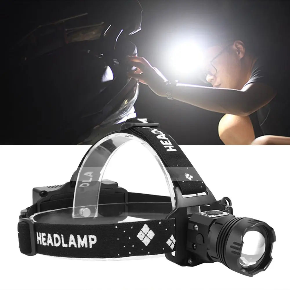 

Camping Work Light Outdoor Telescopic Zoom USB Charging Fishing Head Lamp XHP99 Strong Light LED Induction Headlight