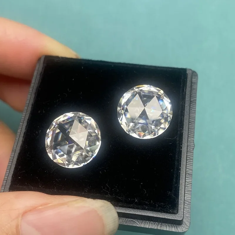 Pirmiana Doule Face Rose Cut D VVS1 Муассанит свободный драгоценный камень с сертификатом GRA для