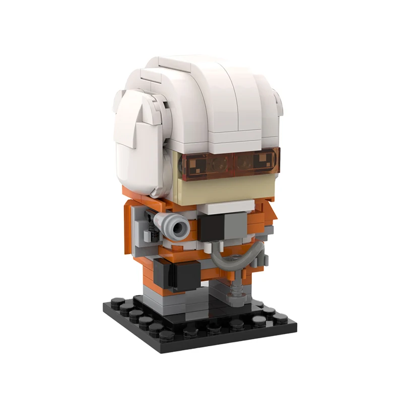 Buildmoc Space Wars Brickheadz OBI Wangs Luke Fett Анакин тосканные фигурки Модель MOC набор