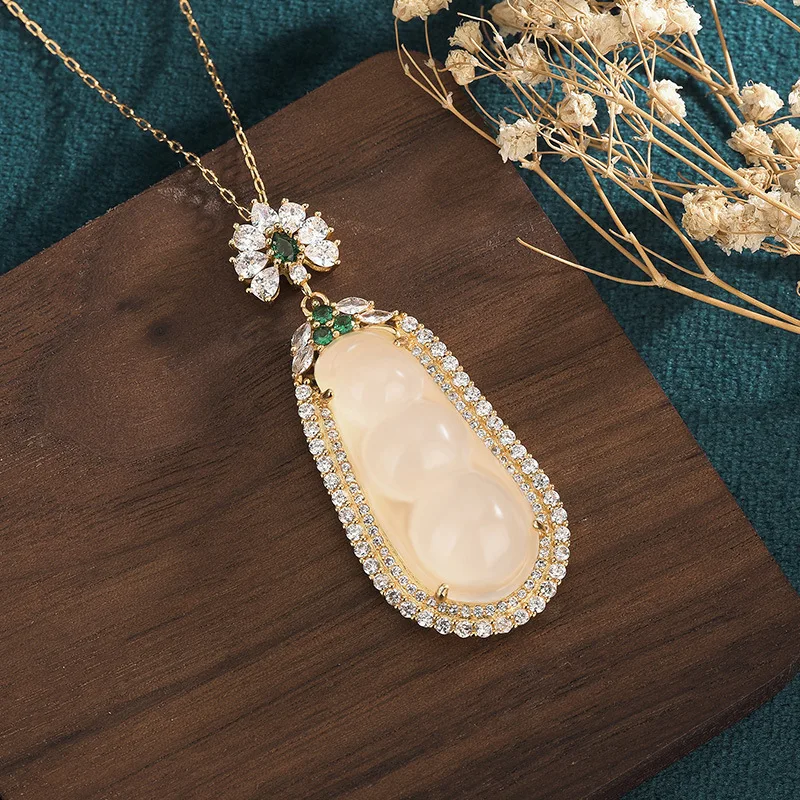 

Зеленое Нефритовое искусственное ожерелье чокер резные дизайнерские ювелирные изделия подвески из натурального халцедона серебро 925 проб...