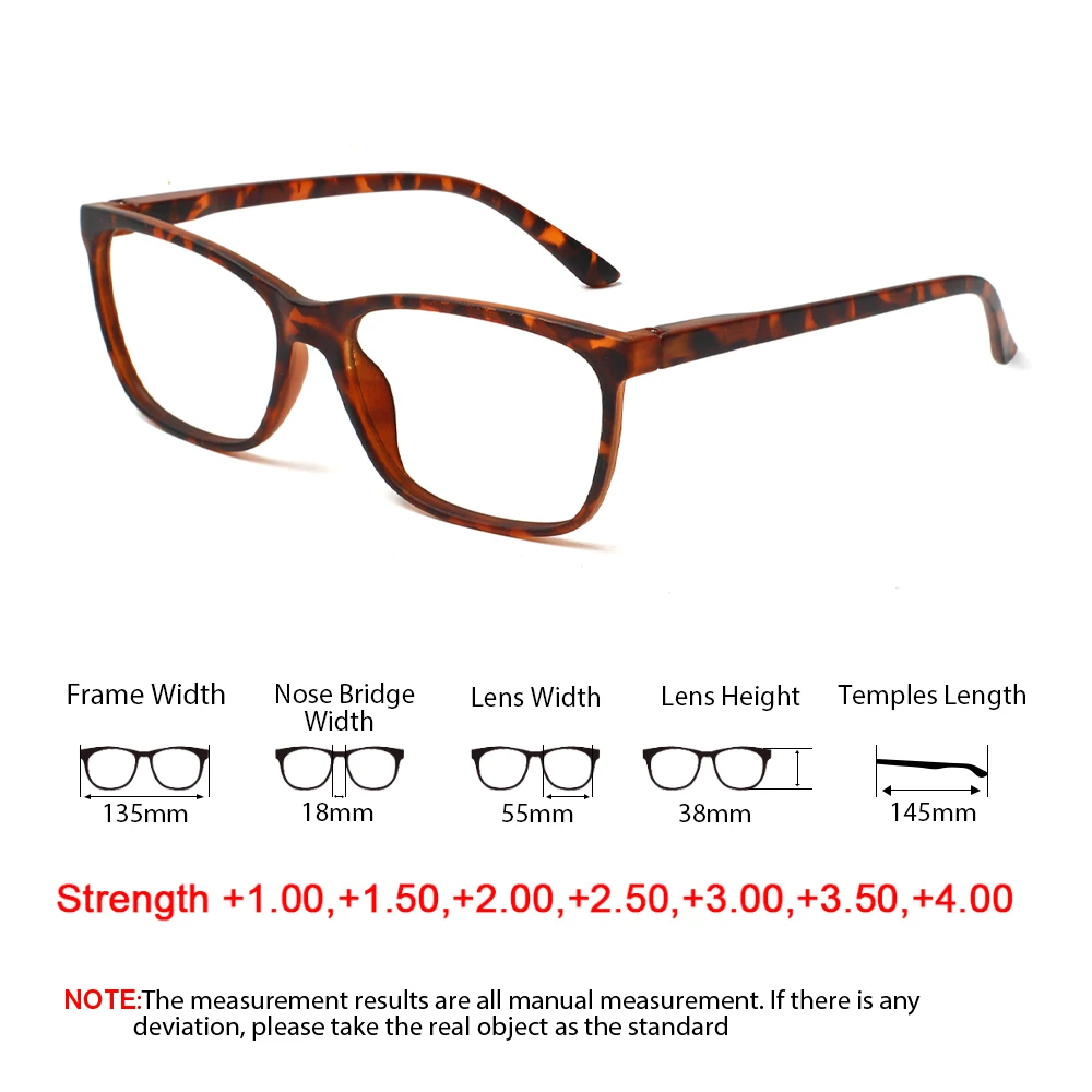 Turezing очки для чтения мужчин и женщин с пружинной петлей модные