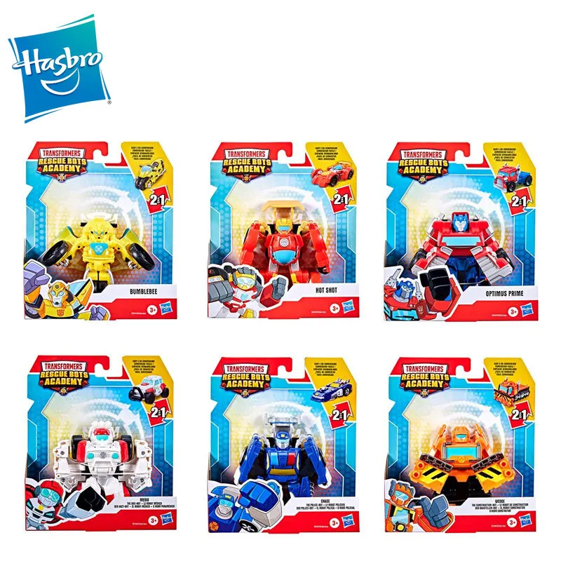 

Hasbro Transformers Action Figures Transformers Rescue Bots Bumblebee Optimus Prime Collection Model Kids Toy Birthday Gifts