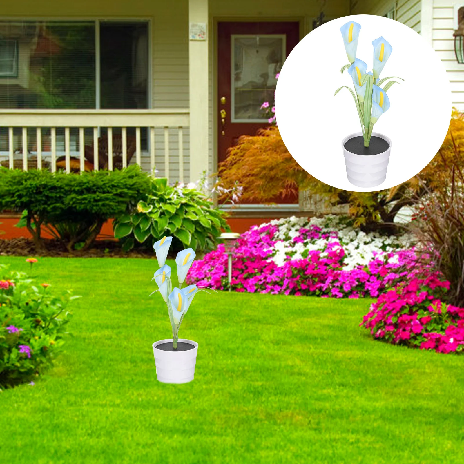 

Solar Garden Light Outdoor Decorative Solar Flower Fairy Light for Yard Lawn