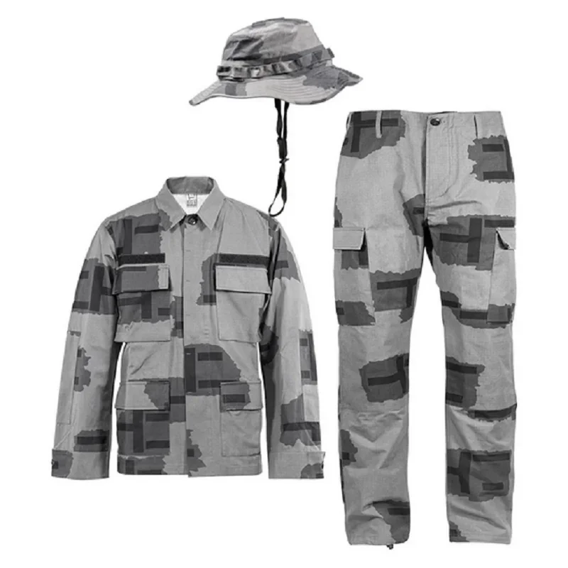 

New Battle Suit BDU Style Newly Arrived T-block Camouflage Long Sleeve Military Work Clothes