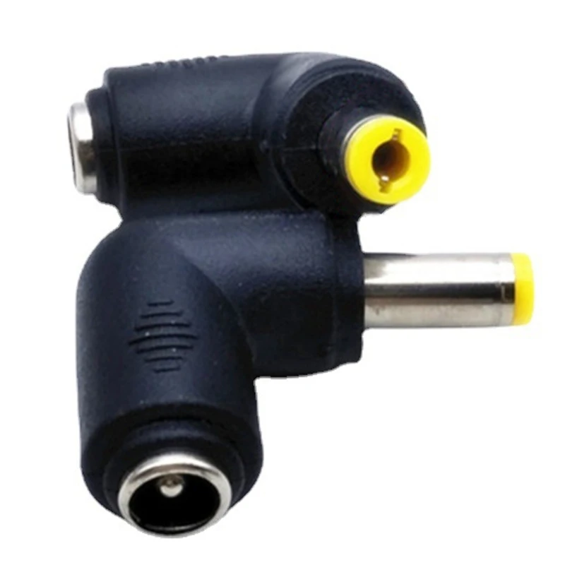 M17B 90 градусов 5 5x2 1 мм гнездовой адаптер DC5 штекерный разъем черный