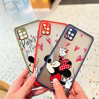 disney mickey mouse london case phone for samsung a23 a13 a73 a33 a53 a71 a52 a51 a32 a31 a30 a22 a21s a12 frosted translucent