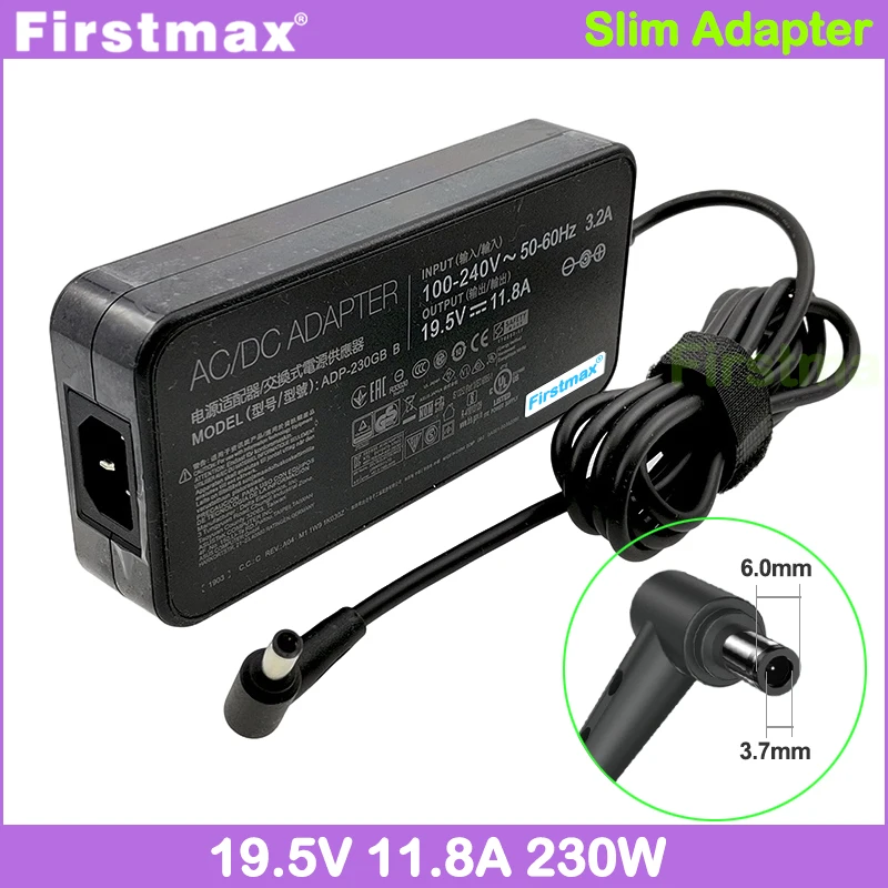 Блок питания 230 Вт 19,5 в А, зарядное устройство для ноутбука Asus TUF FX505GM FX565GM FX705GM FX765GM FX505GU FX5050GU FX506IV FX566IV