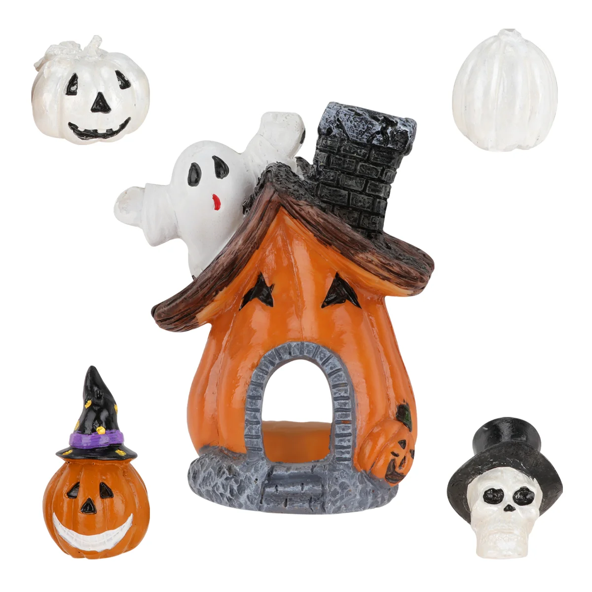 

1 Set Pumpkin Hiding Cave Creative Delicate Fish Hideout for Fish Tank