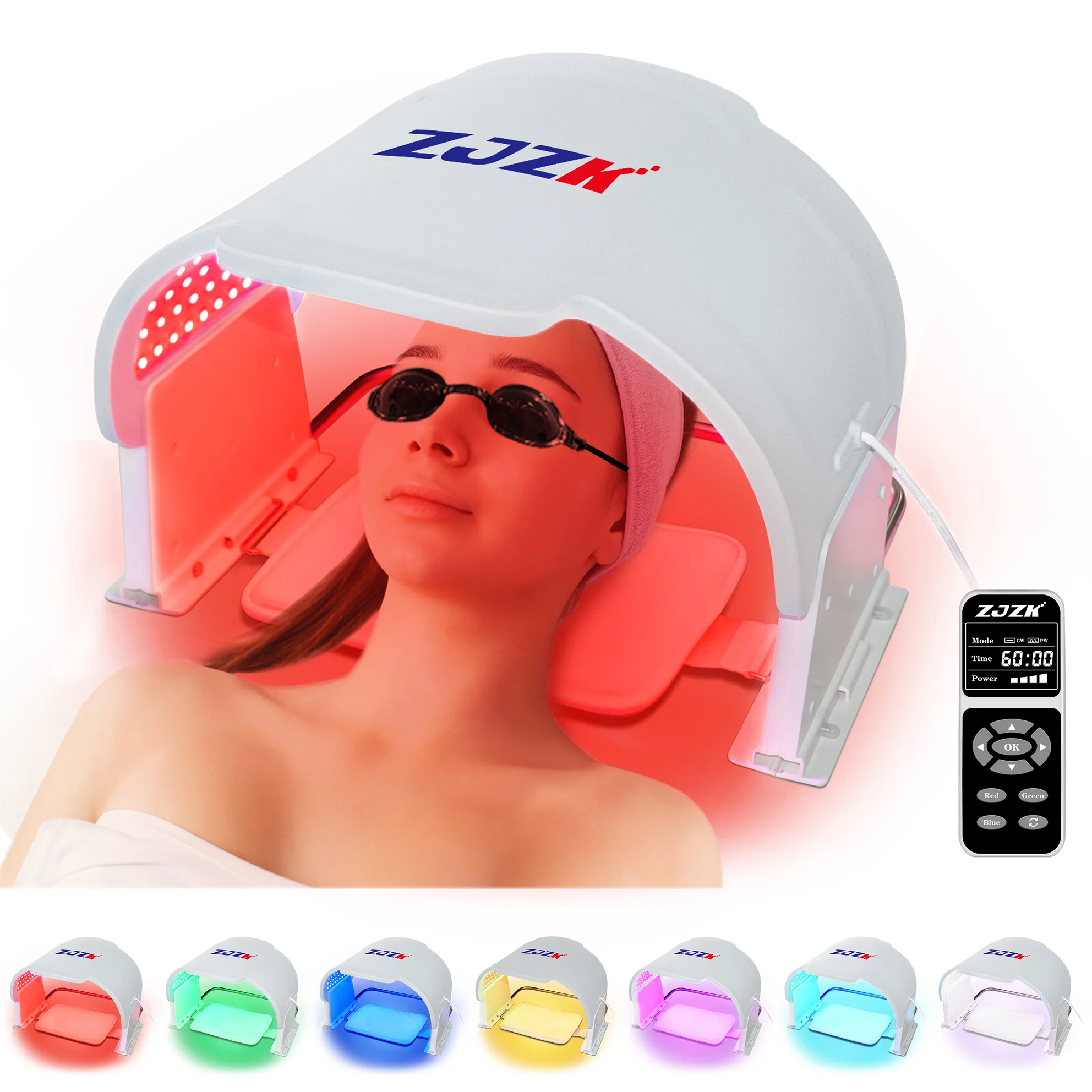 Frovab 7 цветов 990 шт. светодиодная маска для фототерапии кожи силиконовая всего тела