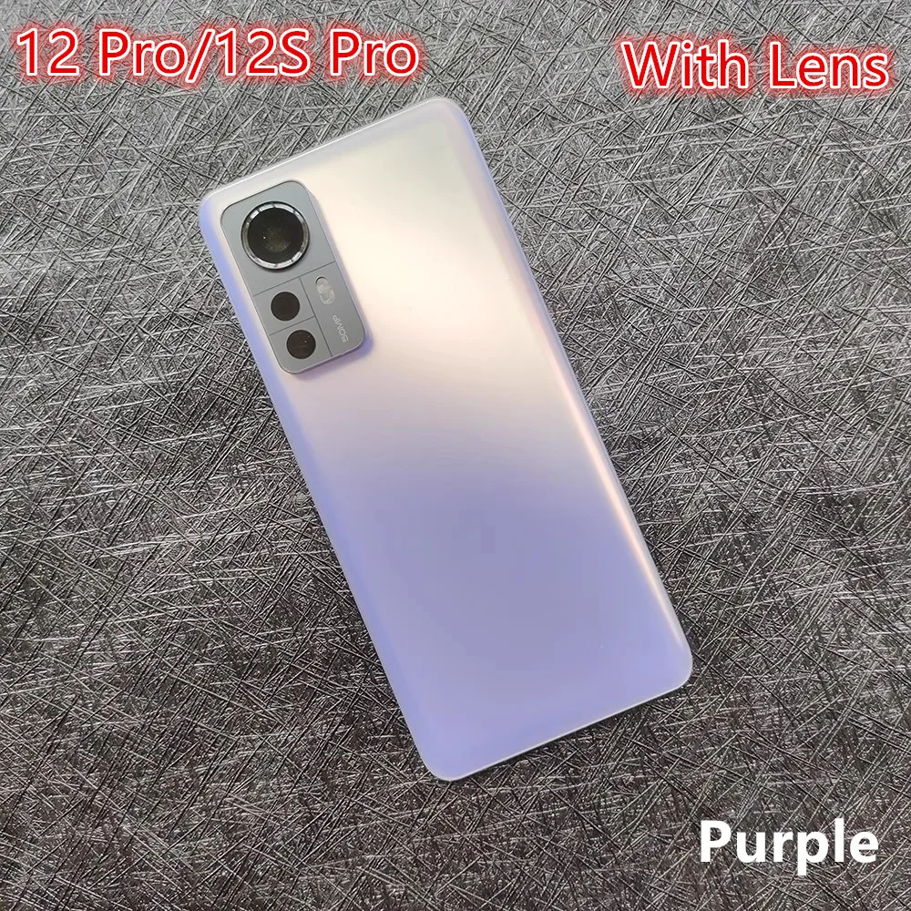 Корпус 12Pro для Xiaomi Mi 12 Pro / 12S 5G 6 73 дюйма стеклянная задняя крышка аккумулятора