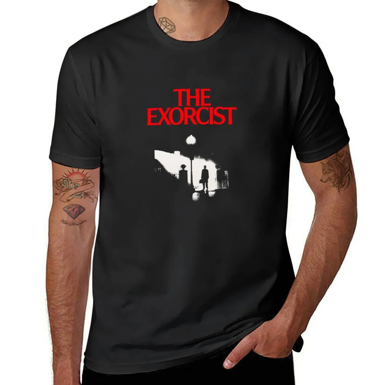 The Exorcist быстросохнущие Мужские Винтажные футболки