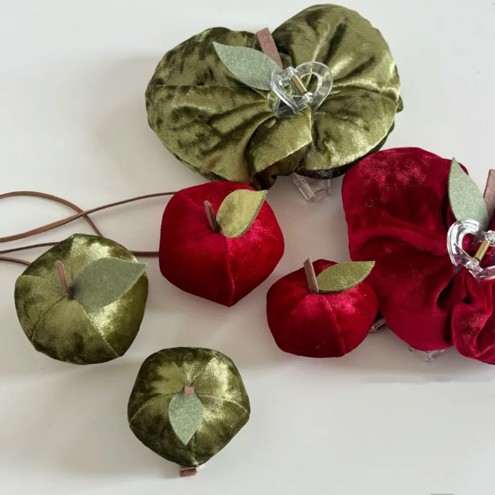 Аксессуары для волос милый рождественский коготь красные фрукты креативное