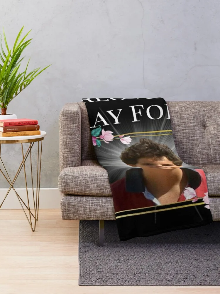 Благословенное одеяло Carlo Acutis Pray For Us First Millenial Saint Servant of God подарочное теплое