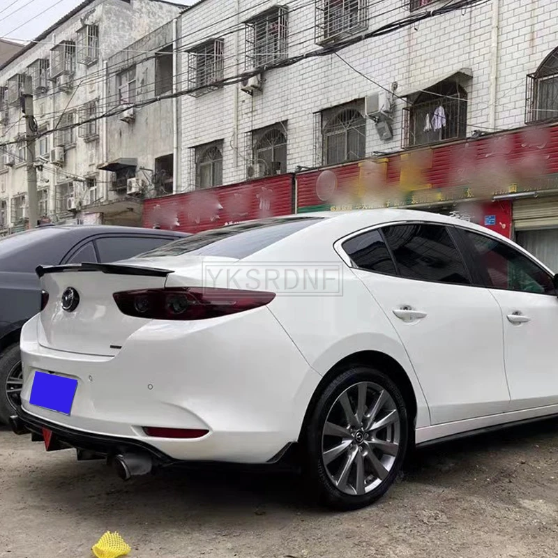 Для нового Mazda 3 Axela украшение автомобиля 2019 2020 2021 АБС-пластик краска цвет задний