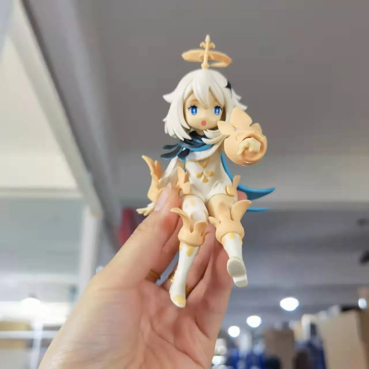 

Anime Genshin Impact Paimon Sitting Ver. Action Figure Model Toy 13cm