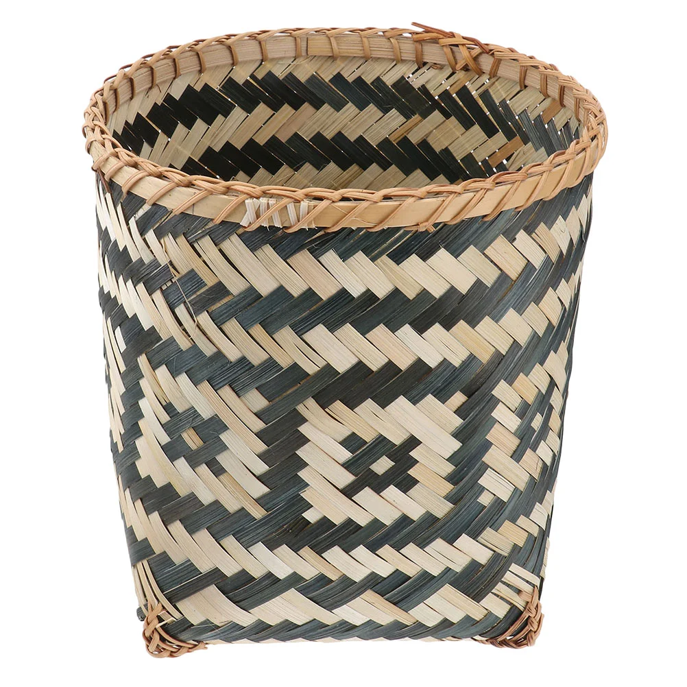

Household Waste Paper Basket Woven Sundries Basket Flower Arrangement Basket