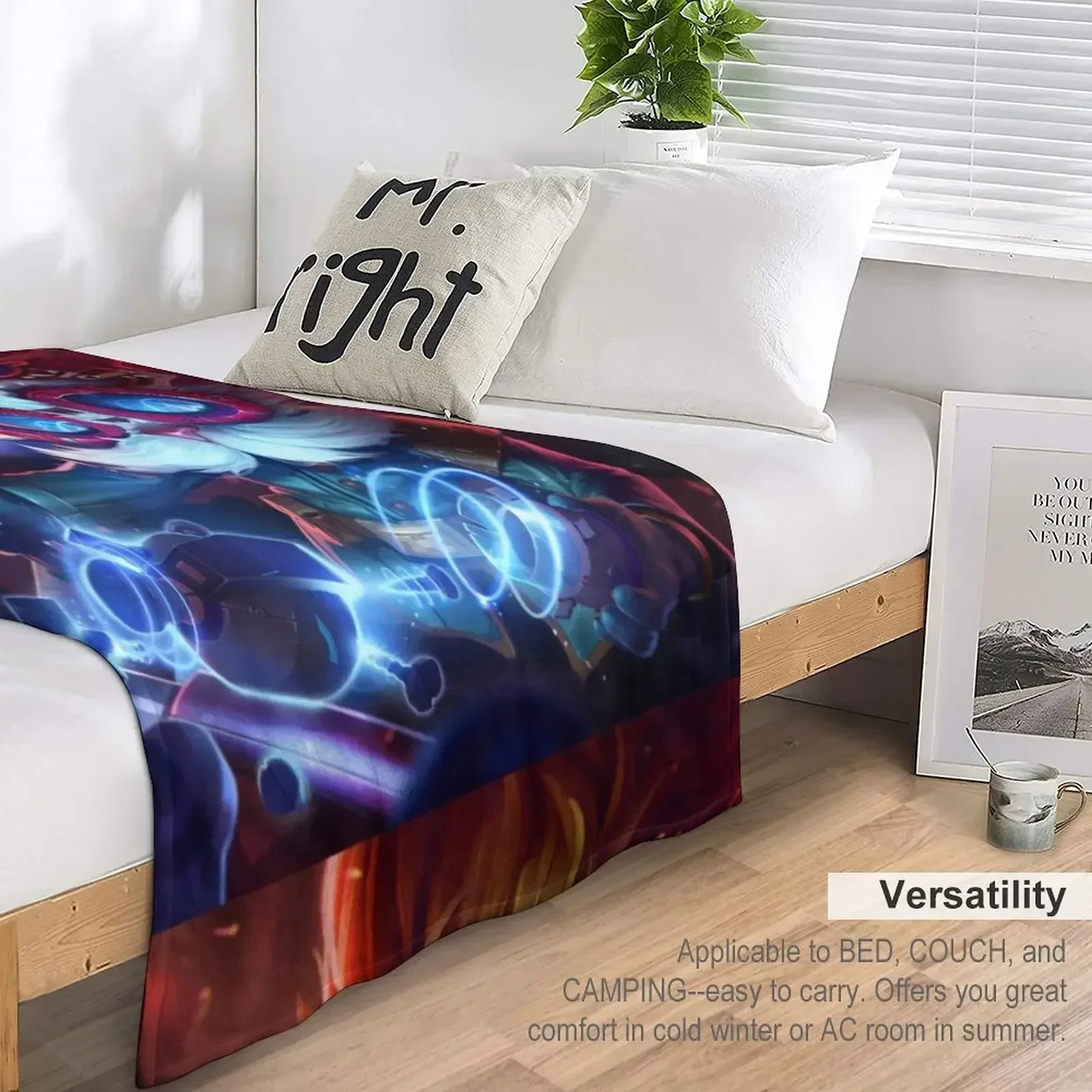 Красочное одеяло Heimerdinger идеи подарков на День святого Валентина одеяла для среды