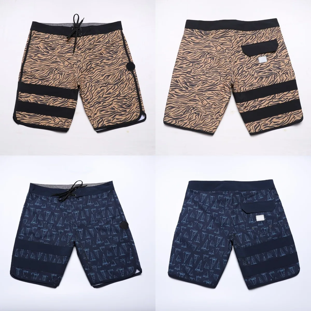 Шорты мужские быстросохнущие водонепроницаемые для серфинга из полиэстера