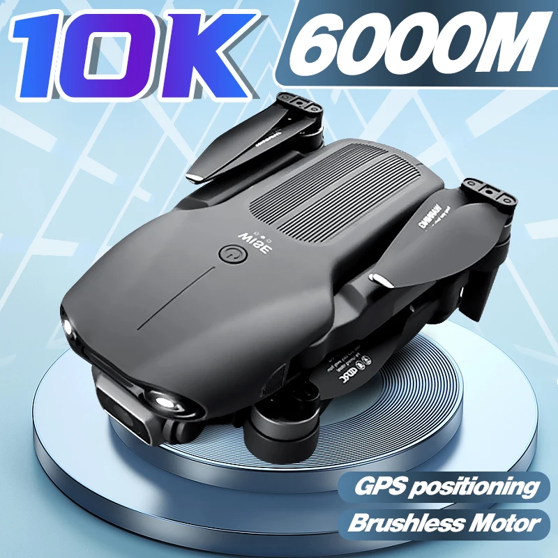 New F4 Gps Drone 6000m Professional 10k Hd Dual Camera 5g Wifi Fpv Radio-Controlled Helicopter Remote Control Quadcopter