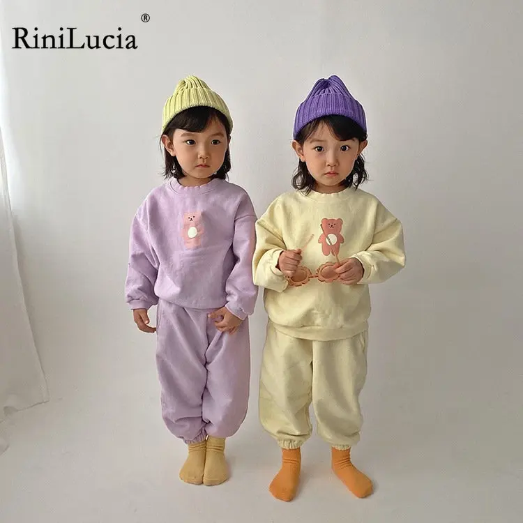 

Комплект одежды для девочек, Осень-зима, Топ с длинным рукавом + штаны, комплект из 2 предметов, Одежда для новорожденных, одежда для малышей для детей, 2023