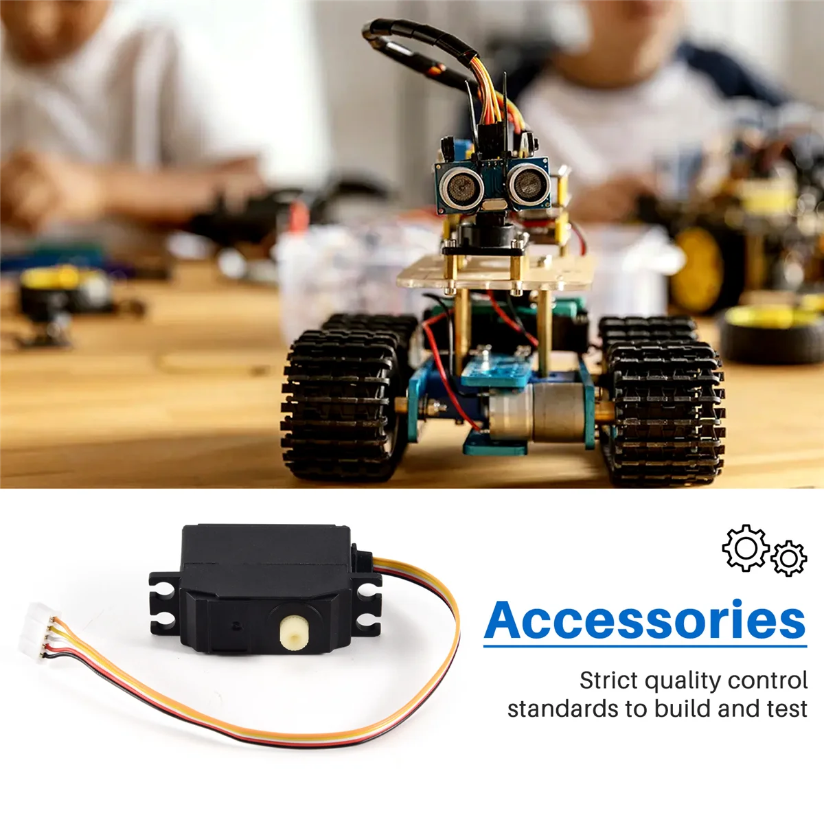 Сервопривод с пятью проводами для WLtoys 12428 12427 12423 12628 1/12 Запчасти радиоуправляемых