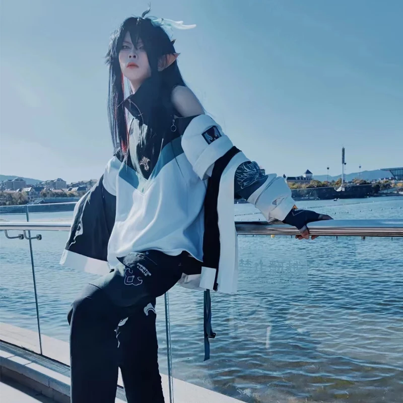 Худи для косплея Honkai Star Rail Dan Heng Imbibitor Lunae свитшот повседневная куртка на молнии в