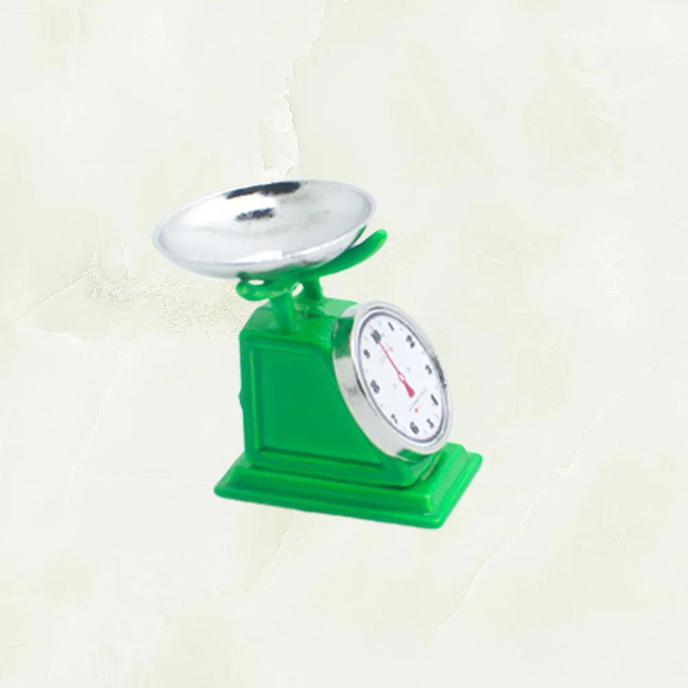 Весы кухонные игрушечные модели дома украшение из сплава статуя реквизит для