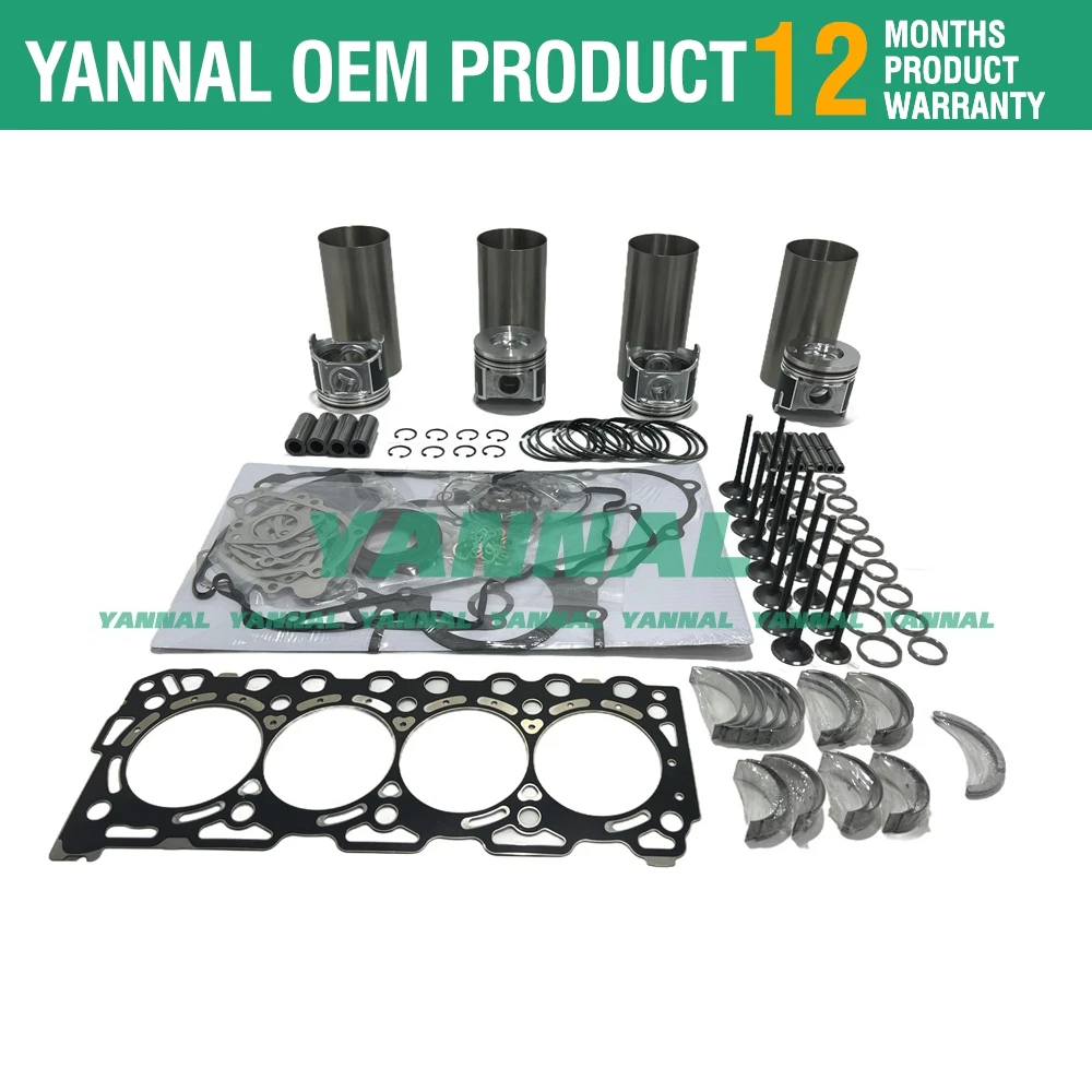 V3307-CR-T-EF02 Комплект для капитального ремонта двигателя Kubota M6060 M7060 7060H Трактор