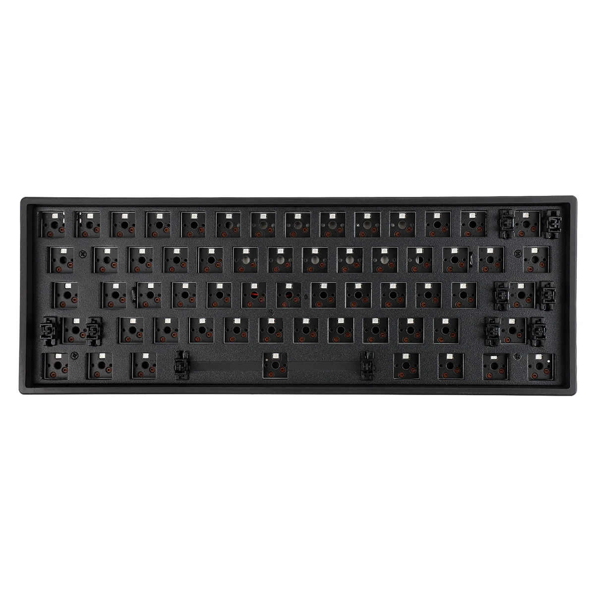 لوحة مفاتيح GamaKay CK61 65% ثلاثية الوضع RGB طقم مخصص 61 مفتاح قابل للتبديل 3pin/5pin تبديل لوحة NKRO حافظة لوحة مفاتيح مخصصة