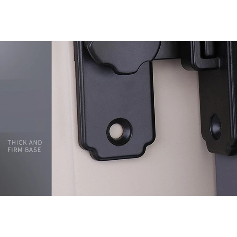 Защелка из нержавеющей стали аппаратная пряжка домашний прочный черный замок