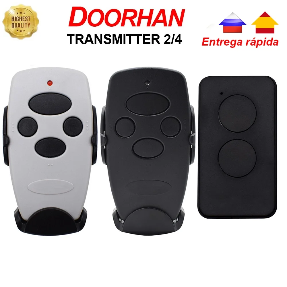 

Compatible With DOORHAN TRANSMITTER PRO 2 4 433MHz Garage Remote Control Panel Gate Keychain For Barrier Keyfob Code Grabber New