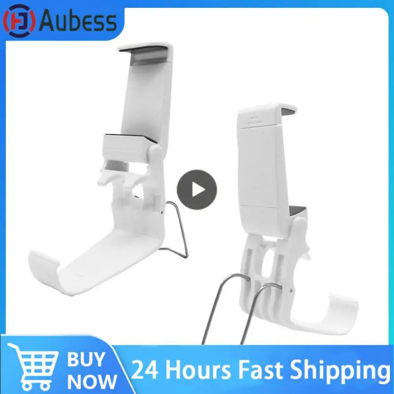 

Flexible Controller Holder 90mm Universal Phone Stand Retractable Design Controller Stand Securely Fastened Universal White Abs
