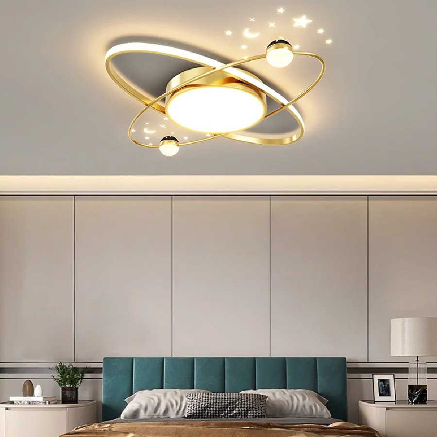 

NEO Gleam Modern led Ceiling lights For Studyroom Bedroom Ceiling light Home decoration Black/Gold indoor lighting Ceiling lamp
