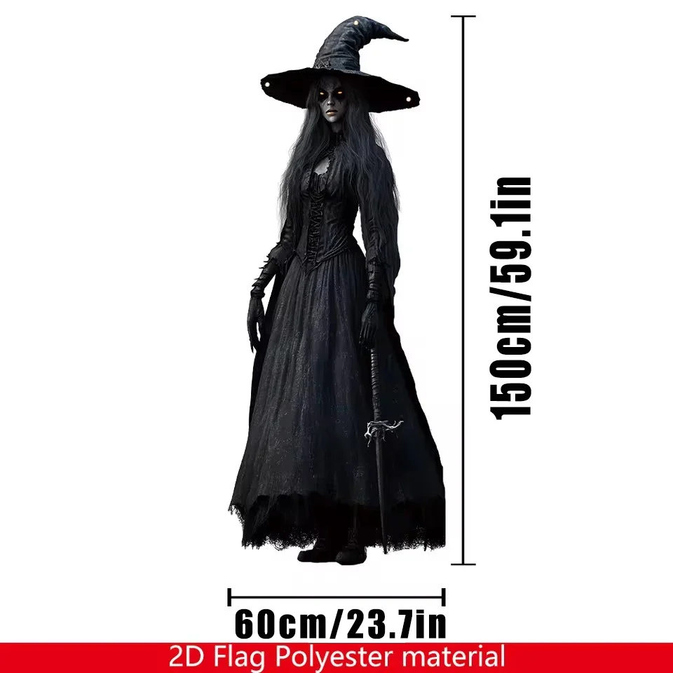 

Хэллоуинский флаг "Череп невесты"