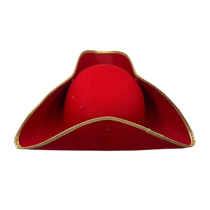 Взрослая колониальная шляпа-треуголка Хэллоуин карнавал фотодекоры пиратская