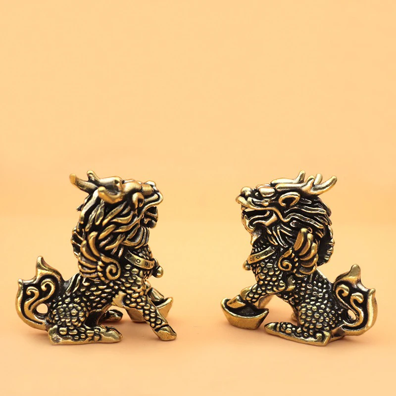 

Статуэтки Ци Лин из меди