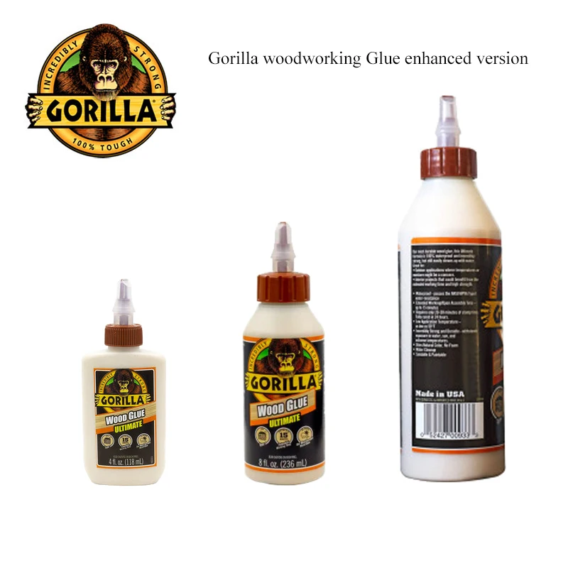 

Gorilla Enhanced Version Woodworking Glue White Latex Furniture Repair Guitar Quick Dry Repair DIY Handmade Waterproof
