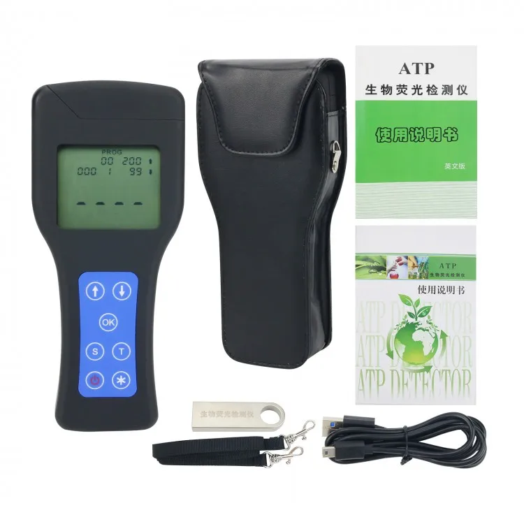 

HandHeld ATP Fluorescence Detector Surface Microbial Cleanliness Tester Food Residue ATP Detection