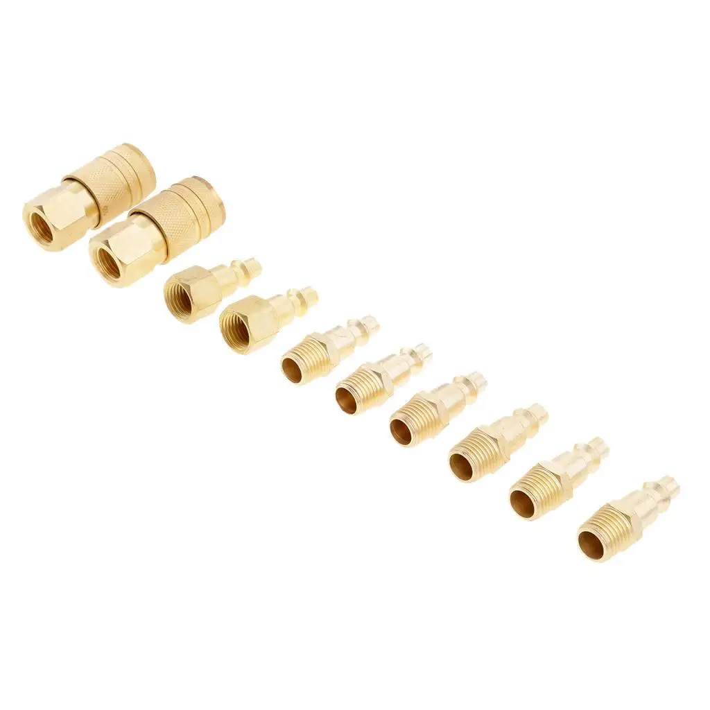

10 Pieces Disconnect Coupler Connector Male Female Fittings