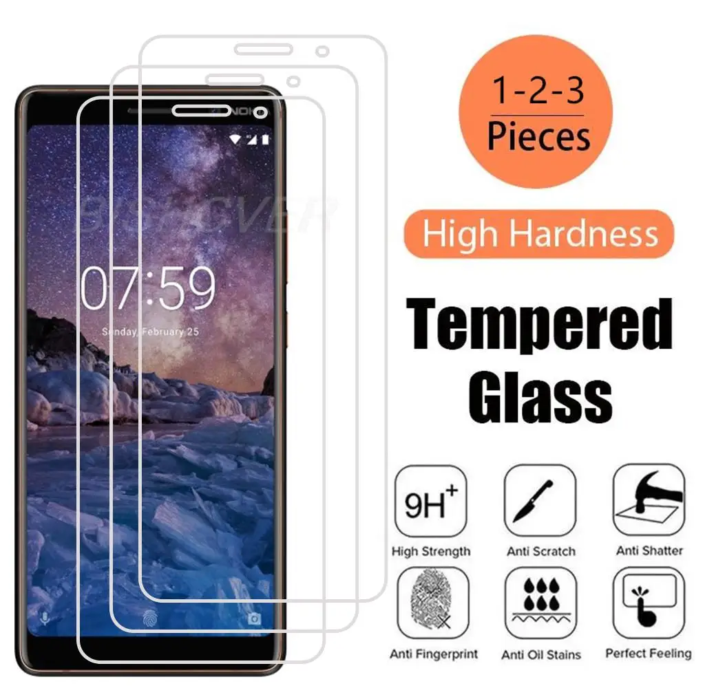 

Закаленное защитное стекло для Nokia 7 Plus 7 Plus TA-1055, Защитная пленка для экрана смартфона Nokia 7 Plus