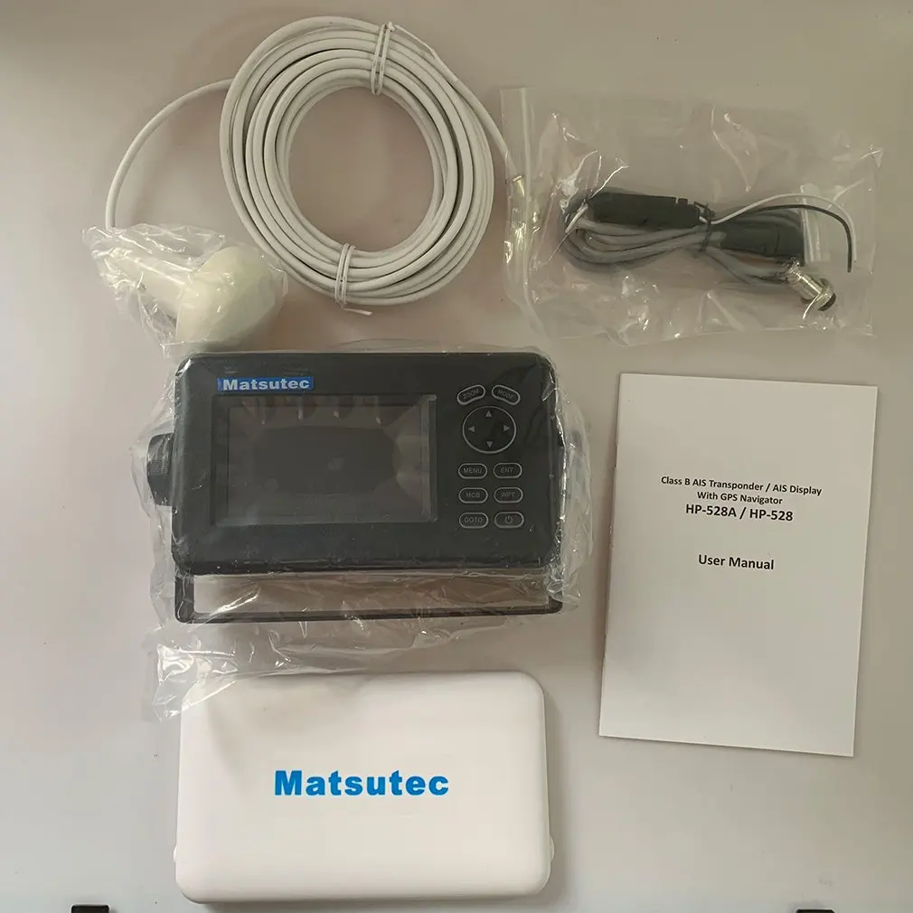 

4. 3-дюймовый ЖК-дисплей Matsutec HP-528, морской GPS SBAS Навигатор, локатор с функцией отображения, лодка, морская Электроника, навигатор