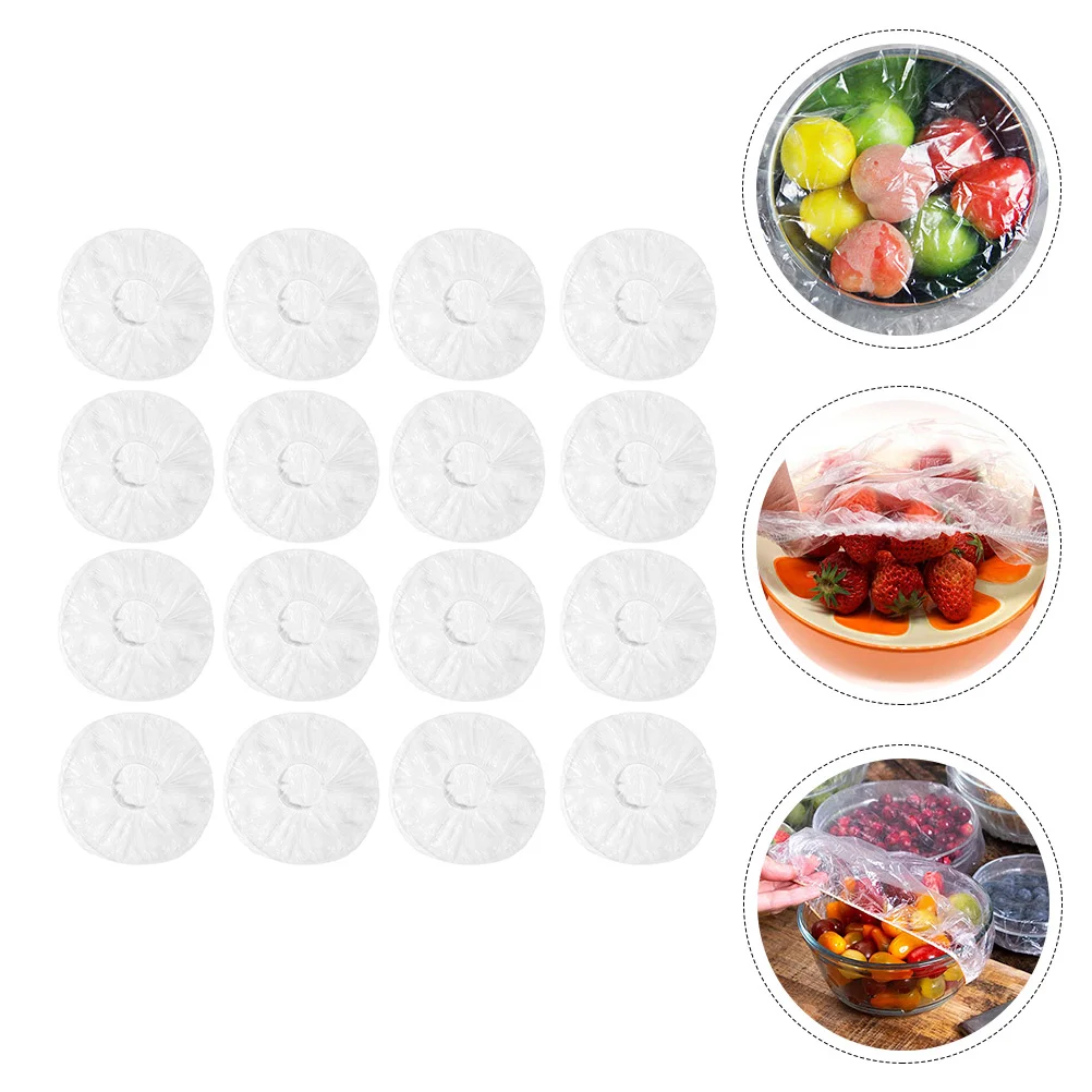 

200Pcs Disposable Bowl Cover Elastic Bowl Cover Food Dust Cover Kitchen Gadget