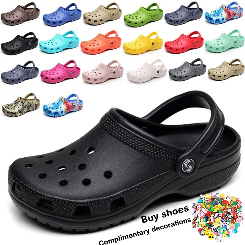 

Unisex Wholesale Custom Logo Garden Clog Eva Flat Pvc Garden Sandals Men'S & Women'S Clogs Shoes Classic Garden Slippers Men