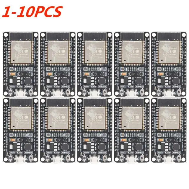 

1-10PCS ESP-32S ESP-WROOM-32 ESP32 WIFI Dual Core CPU Development Board 802.11b/g Wi Fi BT Module Ultra-Low Power Consumption