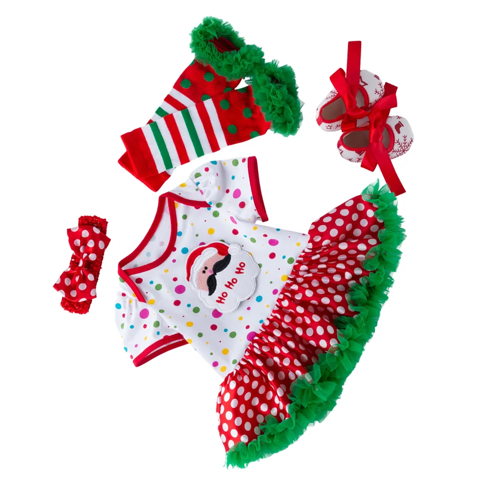 

Skirt Dress Christmas Little Baby Tutu Set Costume Piece One Kids Girls Girl Party Santa Prom Performance Suitwinter Ballet