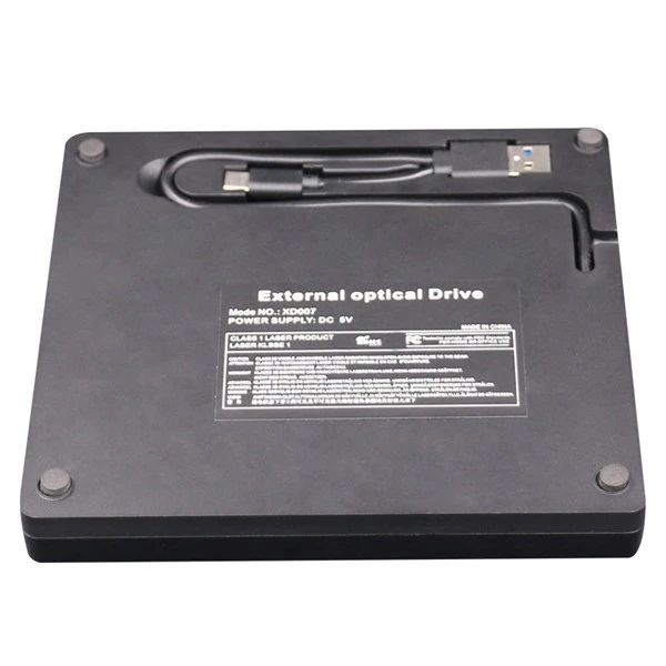 Могильник DVD Externe Ultra Mince USB 3.0 и Lecter de Grave CD Type C для Mac Os Windows XP / 7/8/10